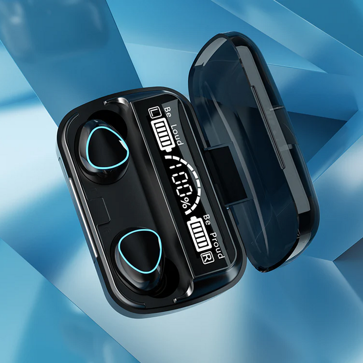 Fone Bluetooth a Prova D`água e Carregador de Celular